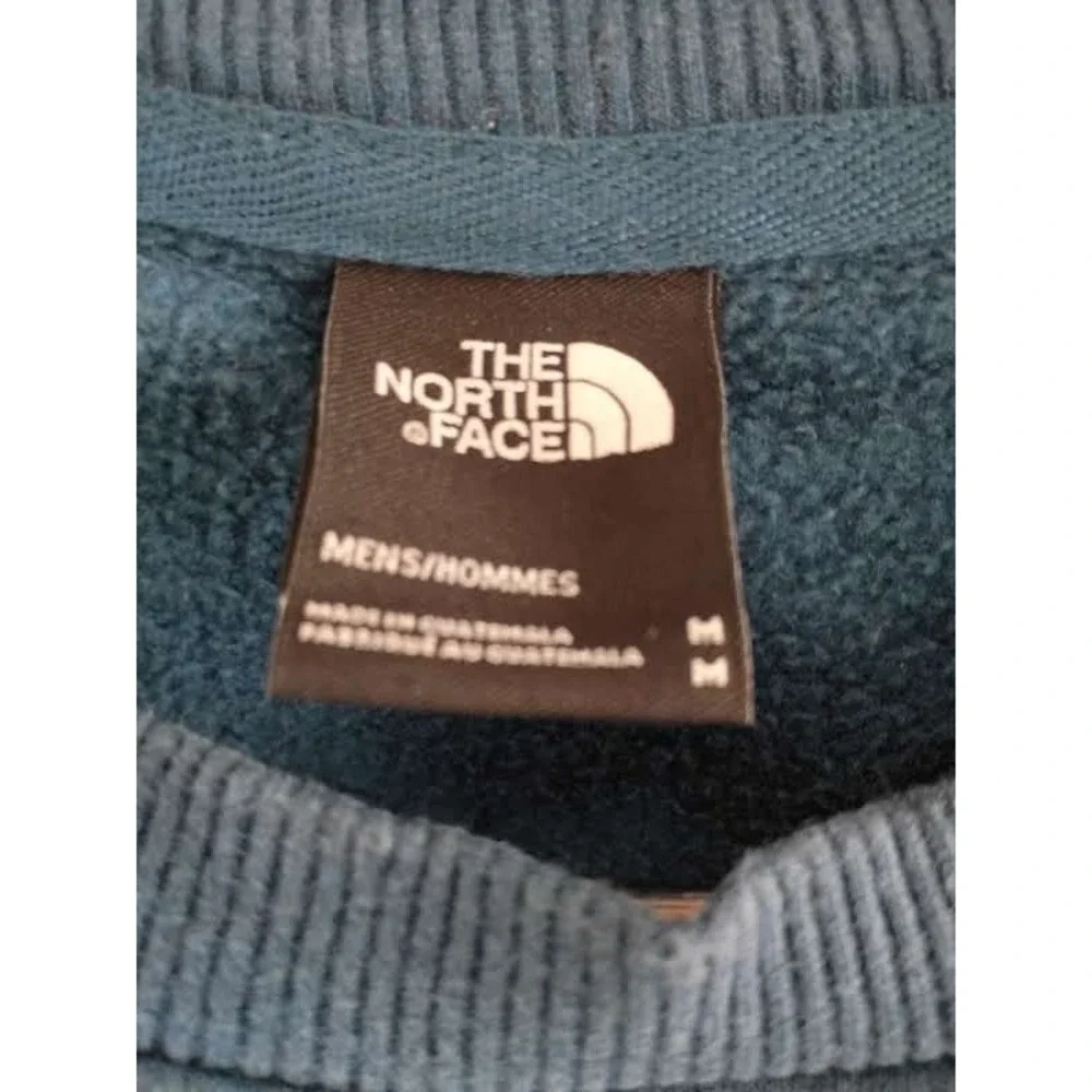 The North Face Blue Crewneck Sweatshirt Mens Medium‎ Logo Graphic Outdoor